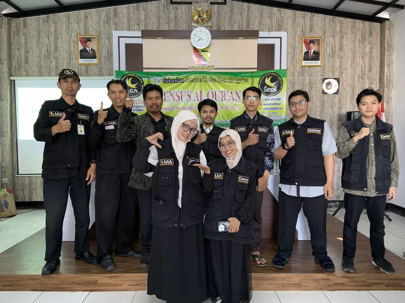 Tim GENCAR di Desa Bojongmanggu, Pameungpeuk